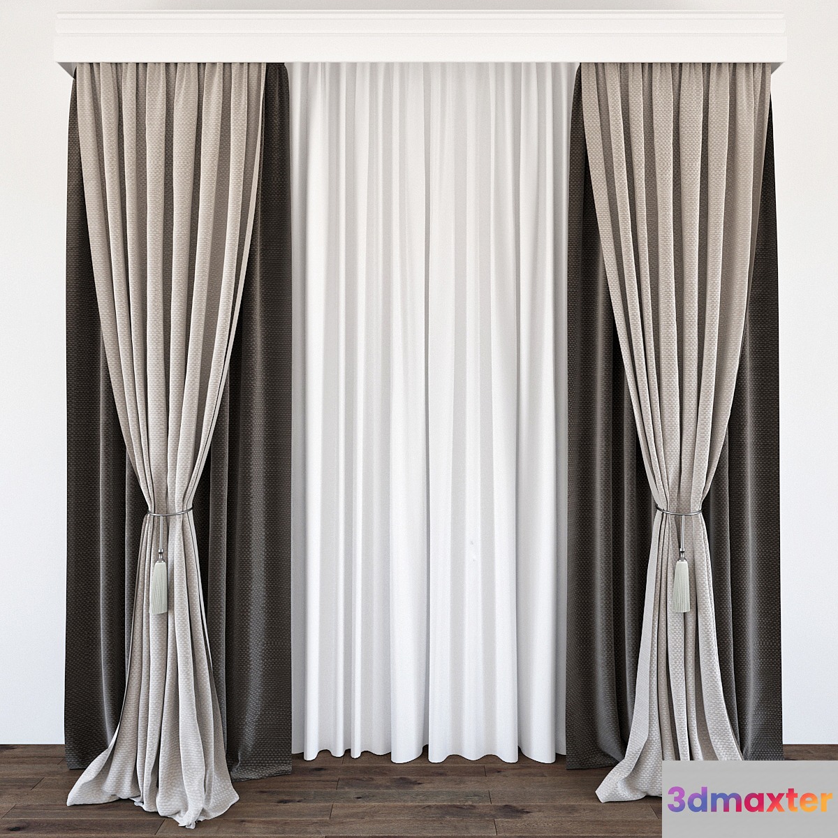 Curtains № 158 3D Max