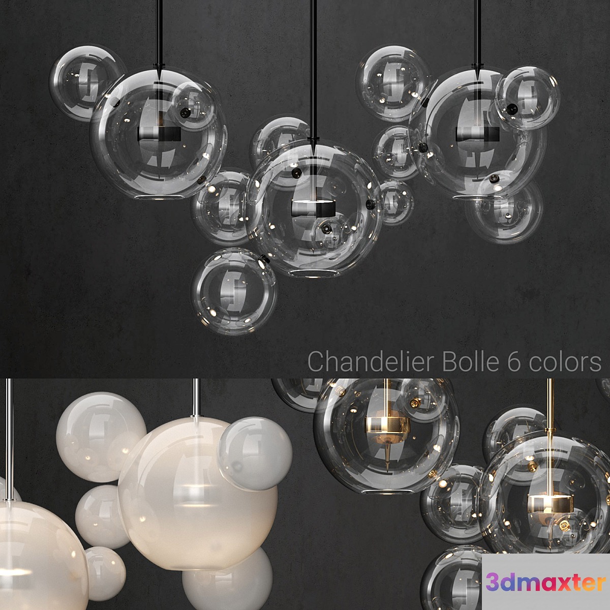 G & C Bolle 14 Bubble 6 colors 3D Max
