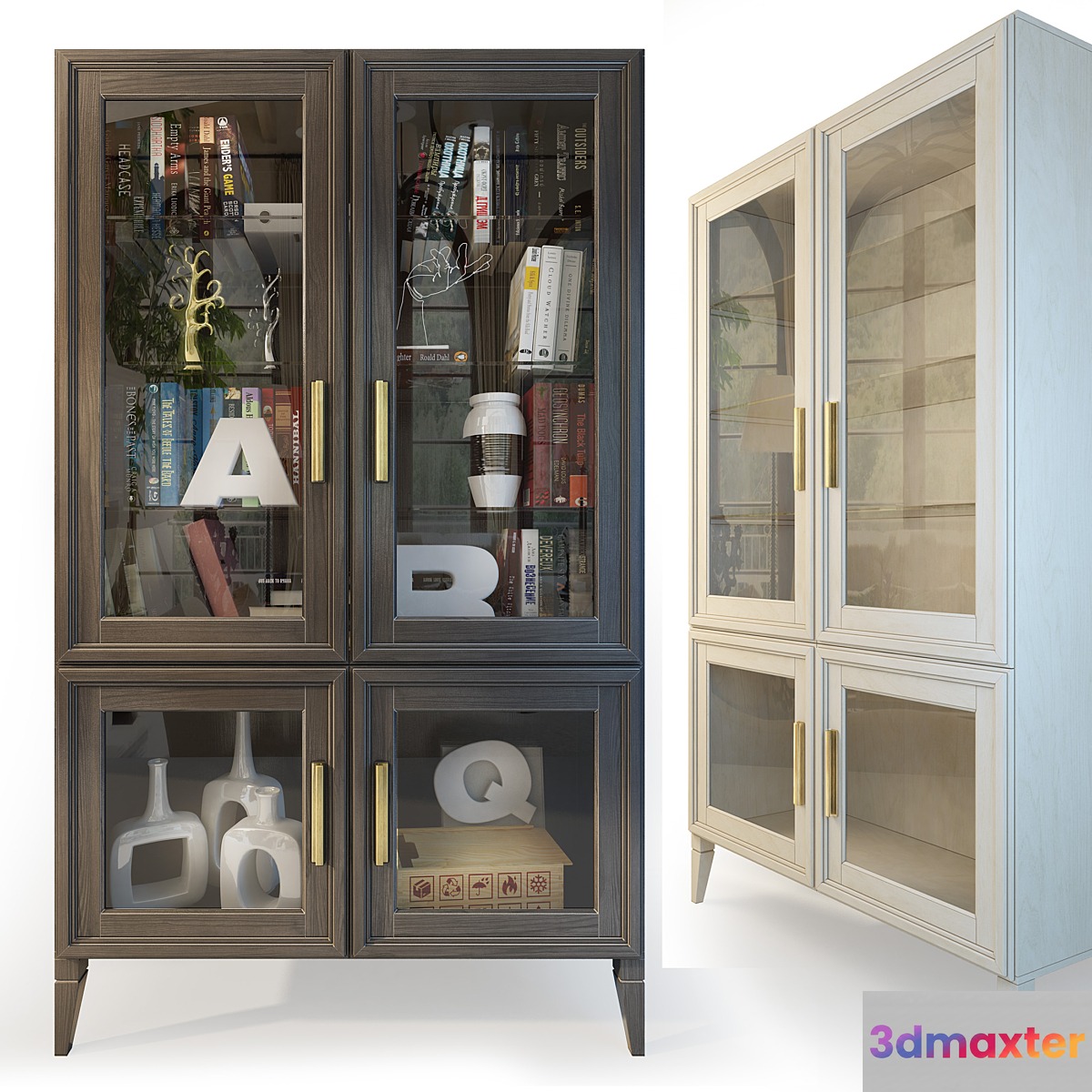 Bookcase CHARLIE. Cabinet _ bookcase 3D Max