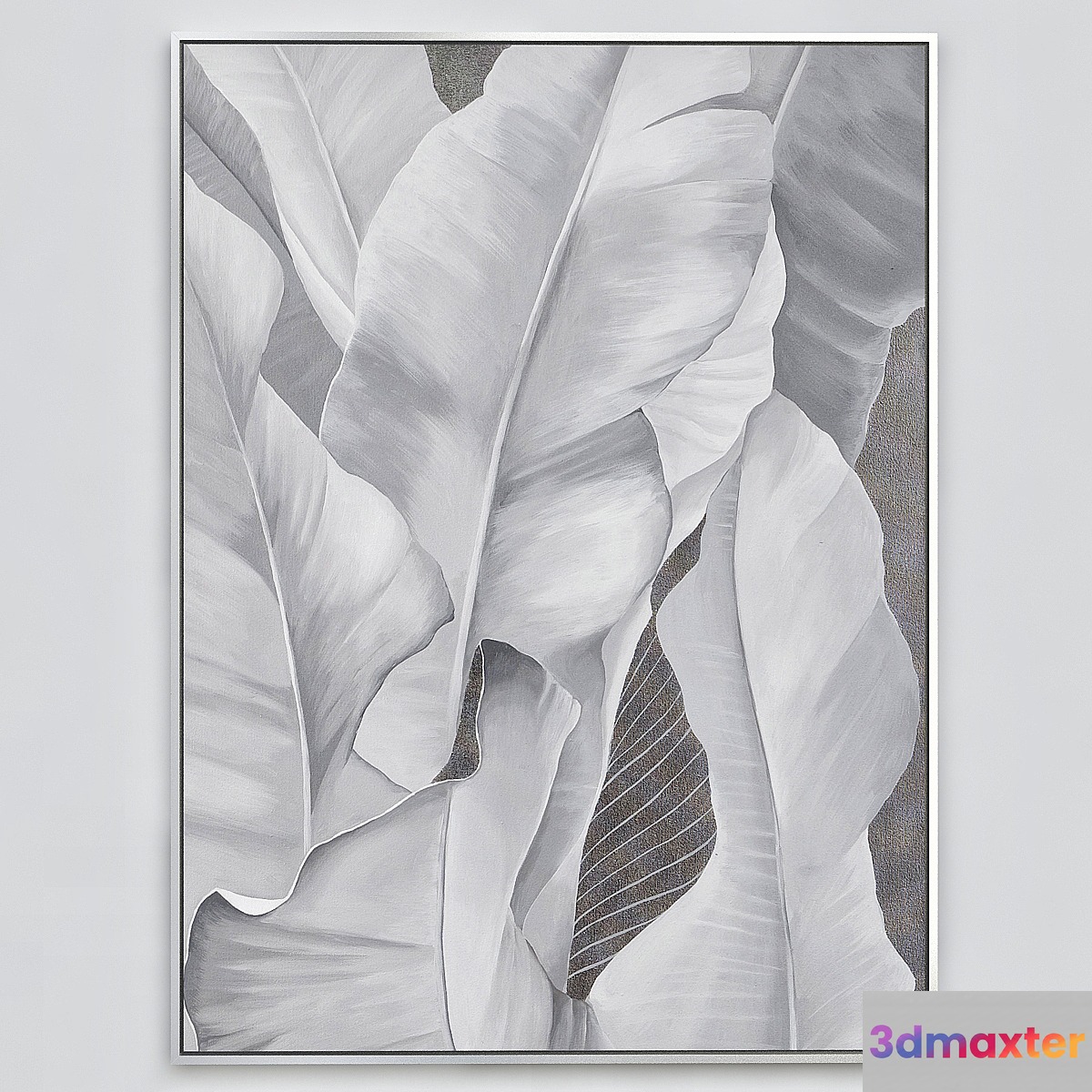 Frames gray gold 3D Max