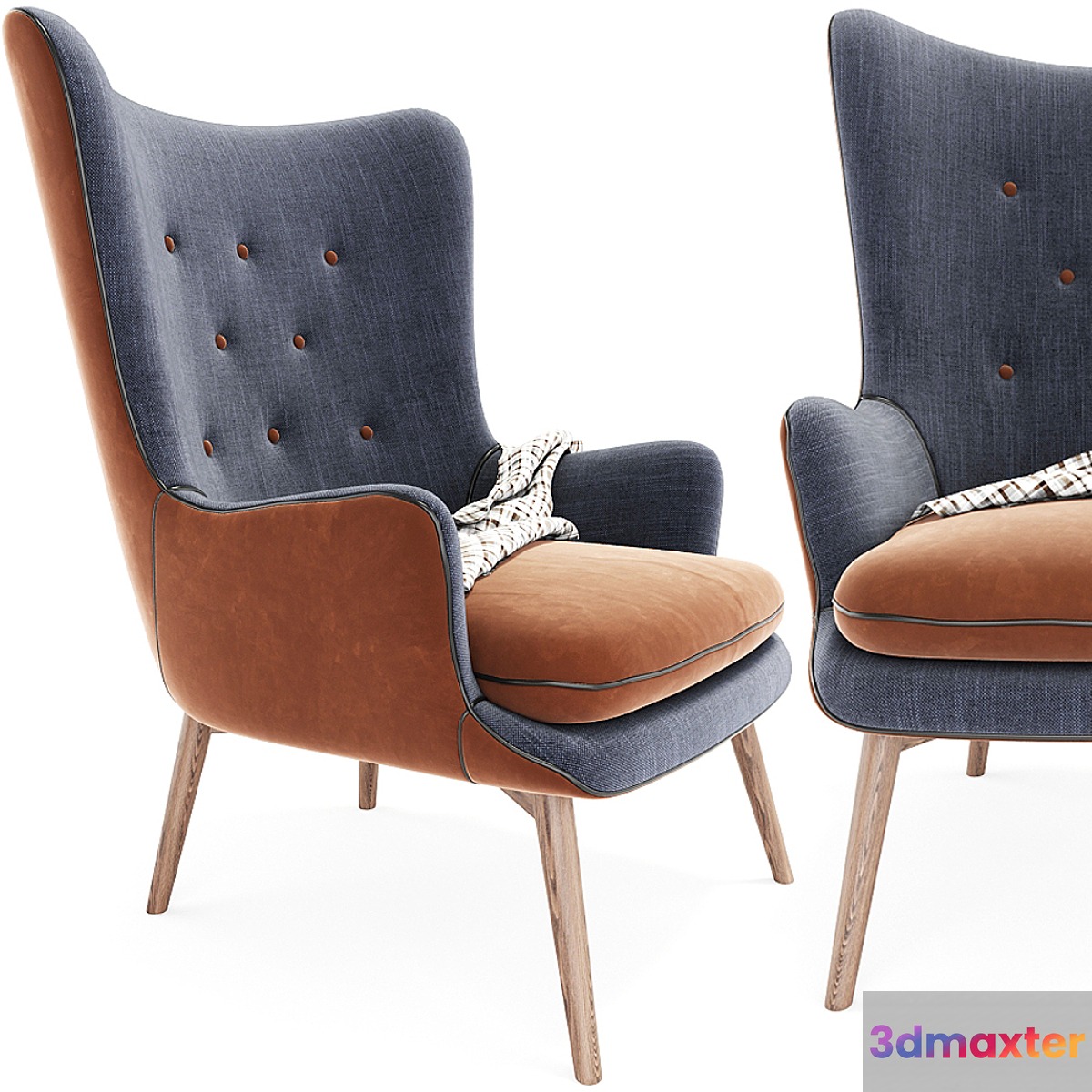 Aarmo Wing Chair Armchair - No.2