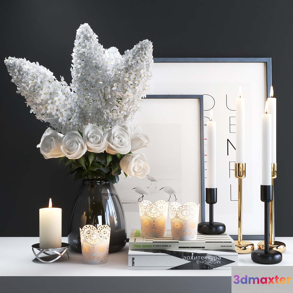 set546 -candles 3D Max