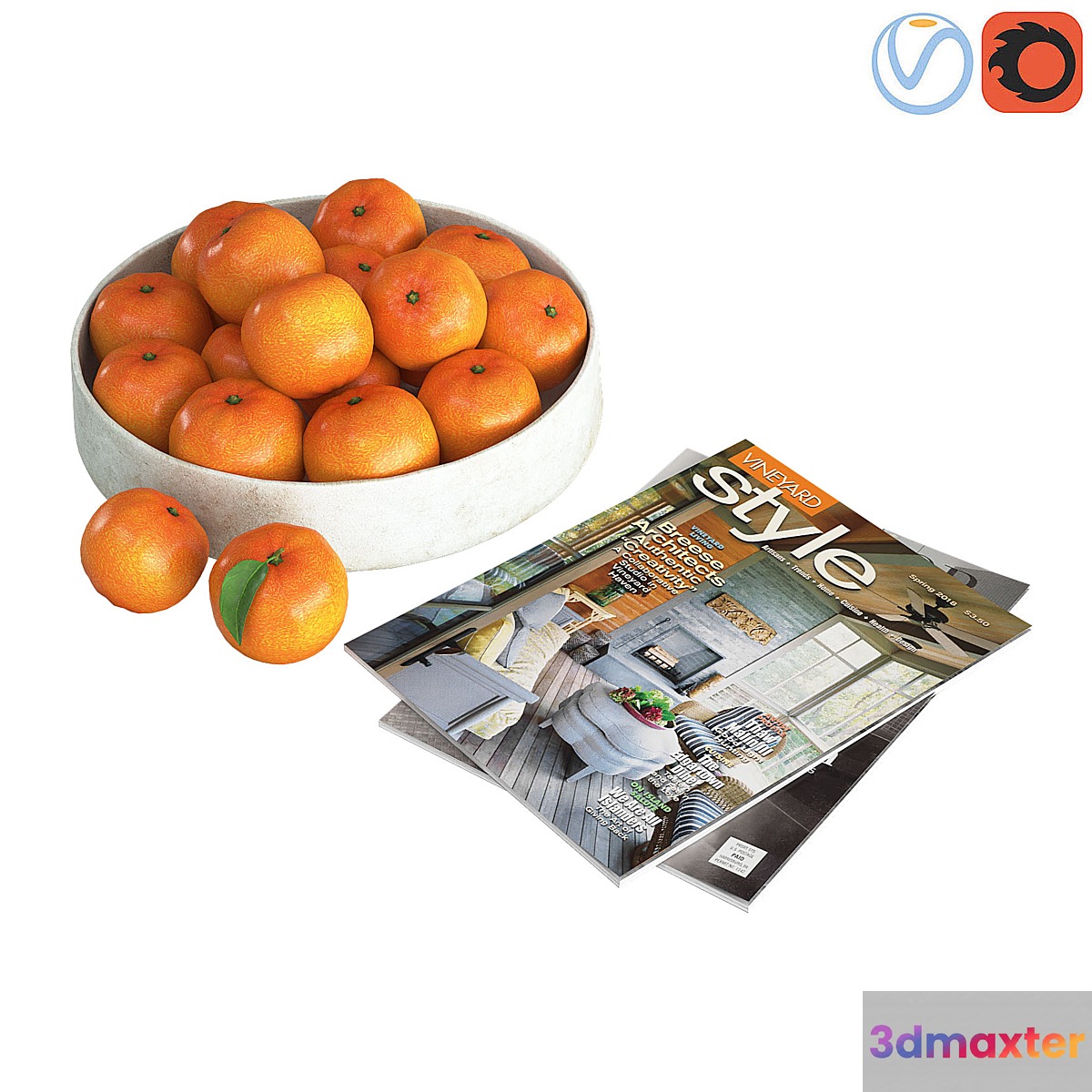 Fruit bowl mandarins