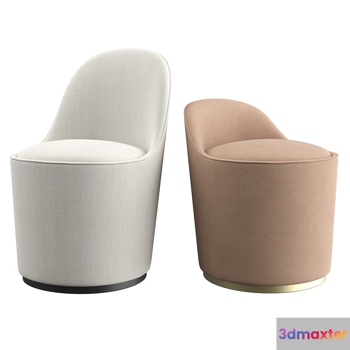 Tail Lounge High back + Low back by GUBI - No.2