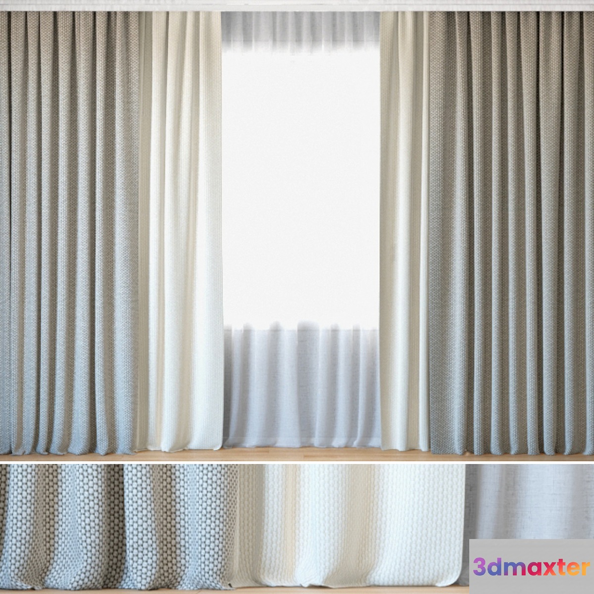 Curtains 102 | Curtains with Tulle | ROHI | Opera - No.4