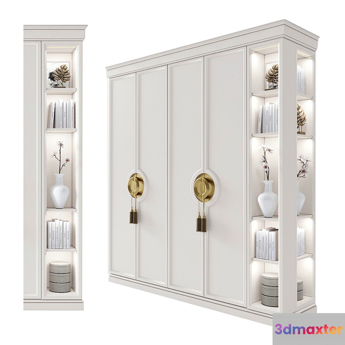 Cupboard with shelves 4