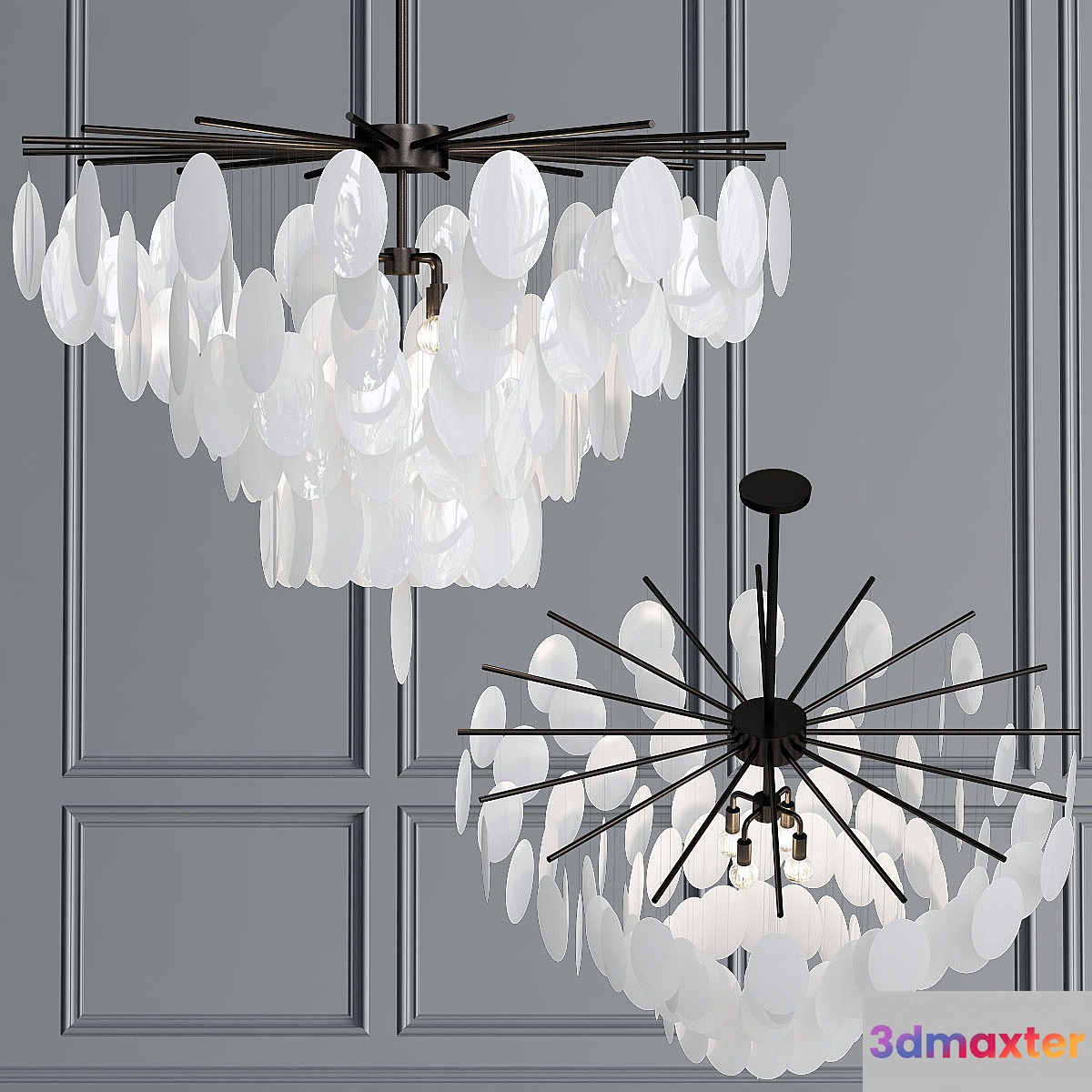 Arteriors_Tiffany_Chandelier 3D Max