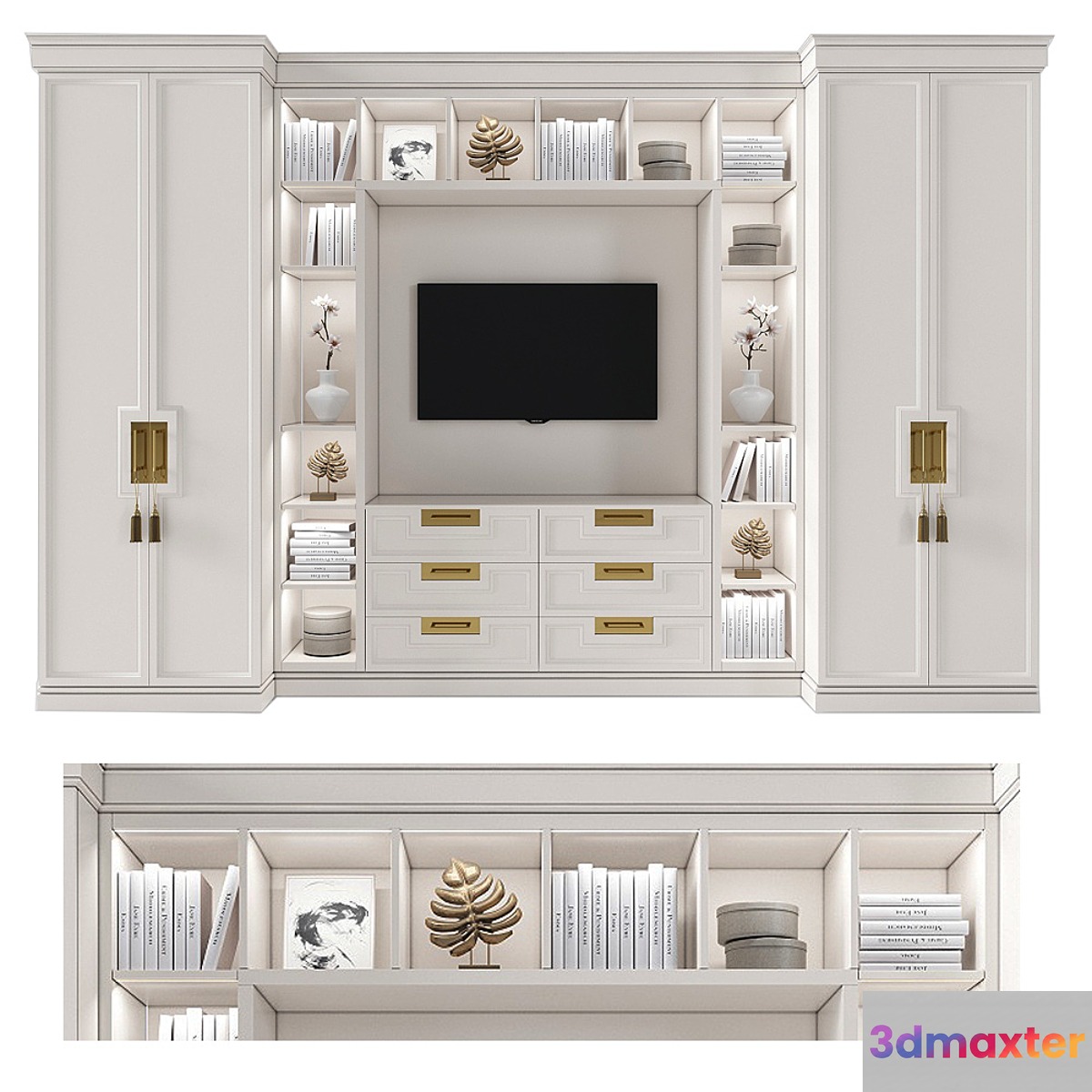 Cabinet with tv area 3 - No.4
