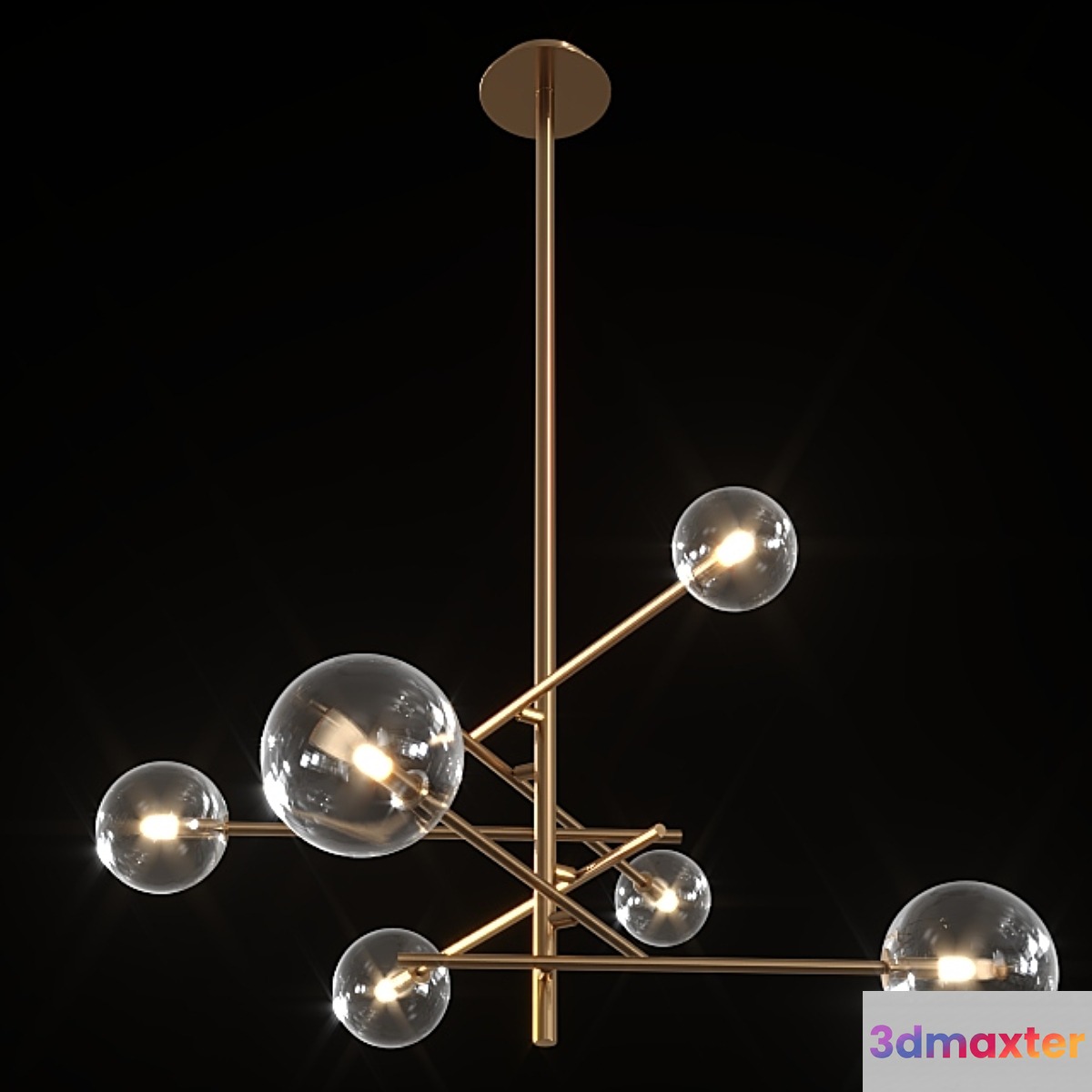 Chandelier Maxlight Lollipop P0294. - No.2 3D Max