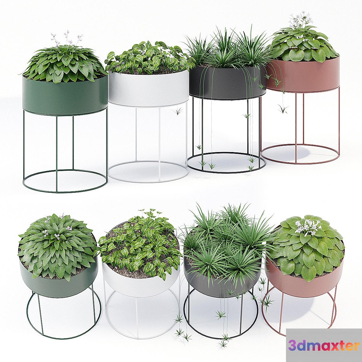 Plant box round - No.3