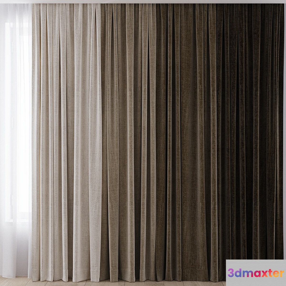 Curtains 22 3D Max