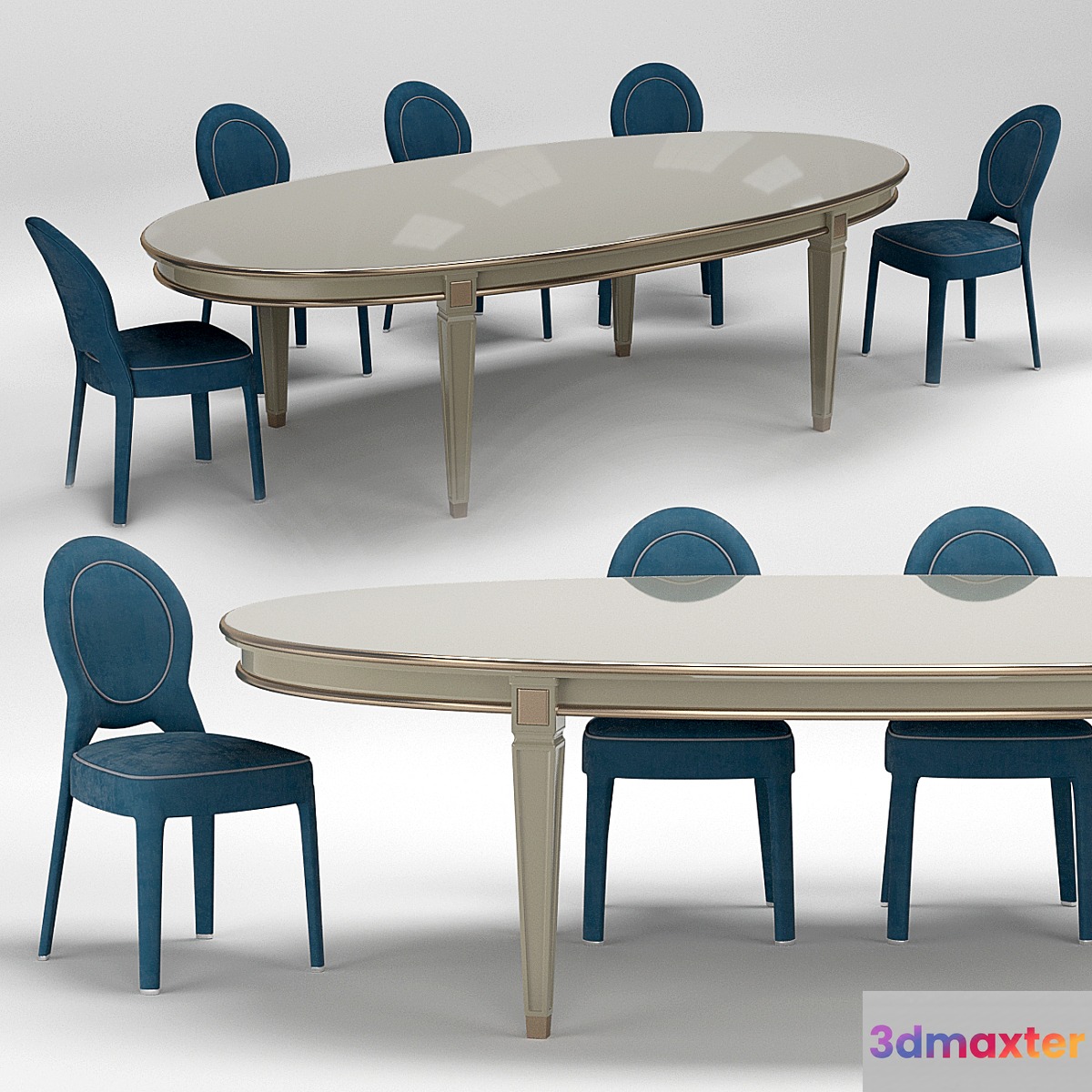 Ritz Medaillon Chair and Vendome Table - No.4