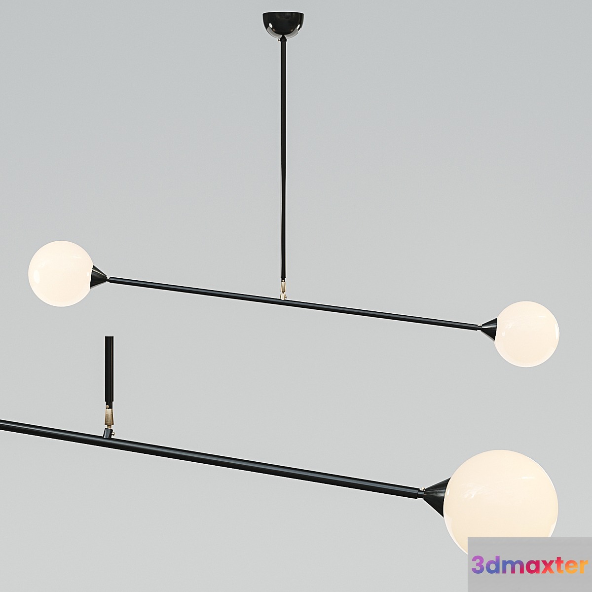 Areti Atelier Two Spheres pendant 3D Max