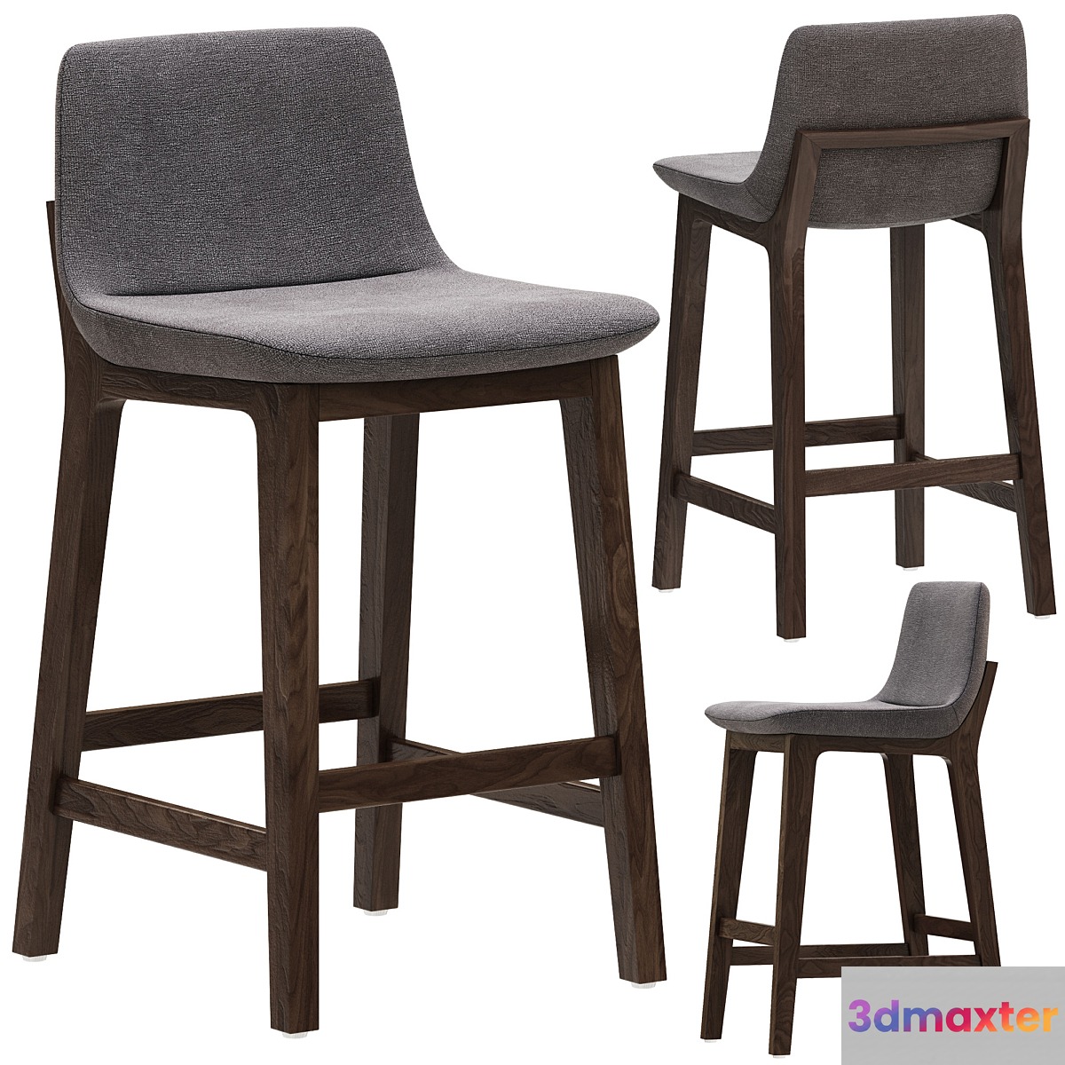 Poliform Sgabello Ventura barstool 3D Max