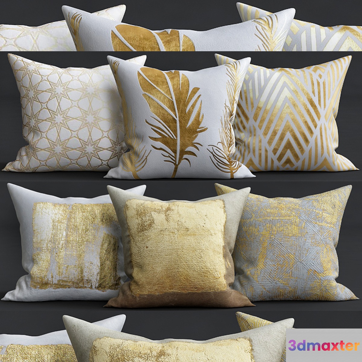 Decorative pillows - No.17 3D Max