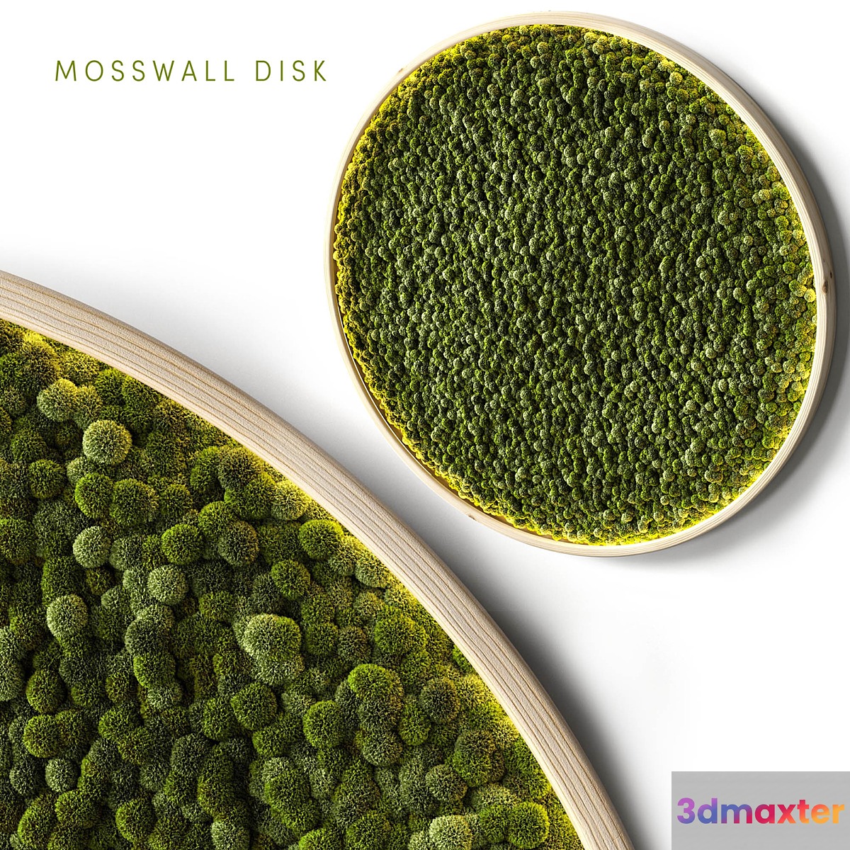 Mosswall disk 2 3D Max