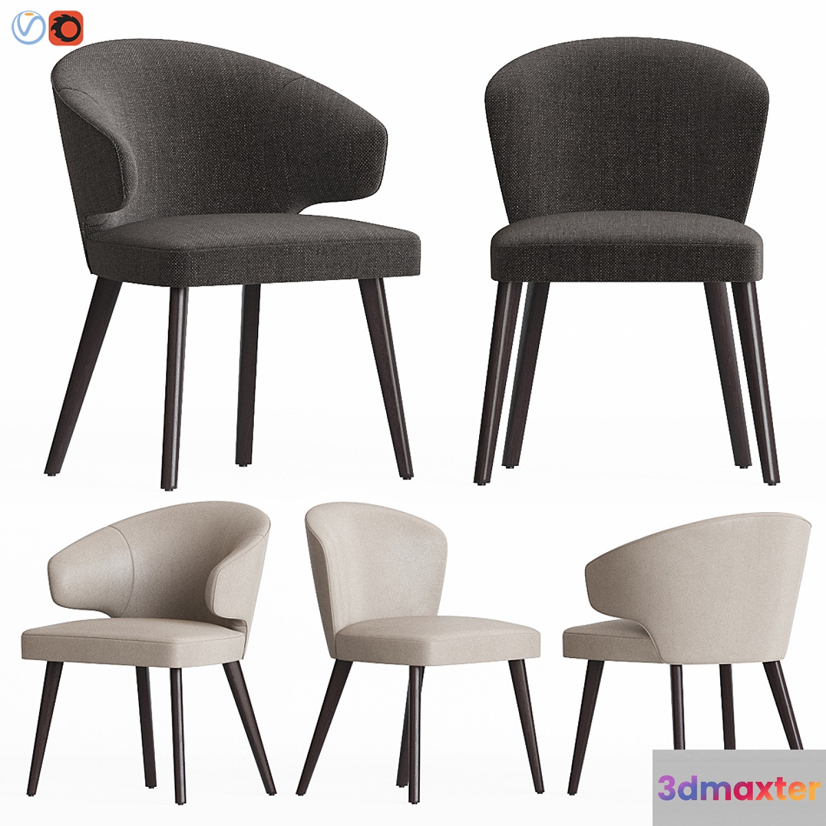 Minotti Aston Dining Chair - No.5