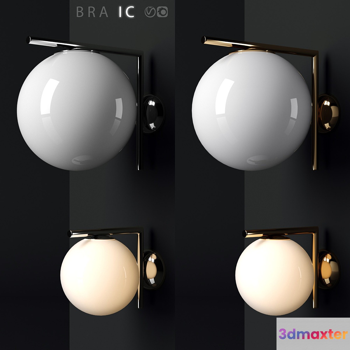 Bra flos ic 3D Max