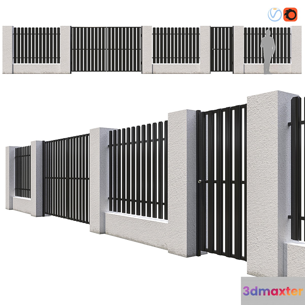 Fence_02 3D Max