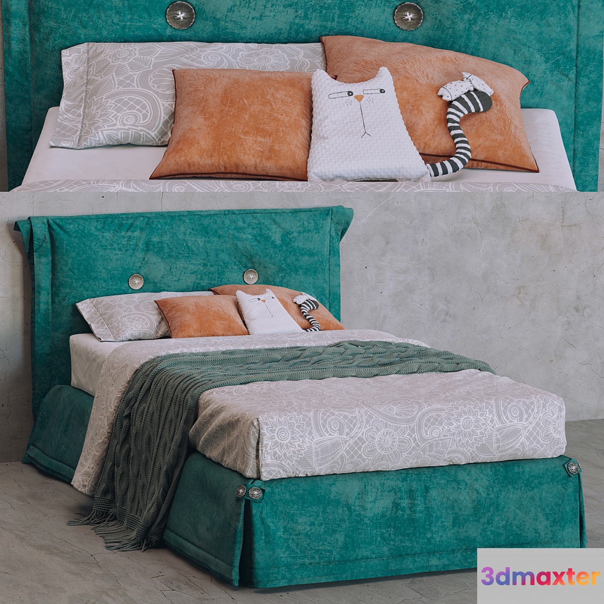 Bed Tomasella Amami 3D Max