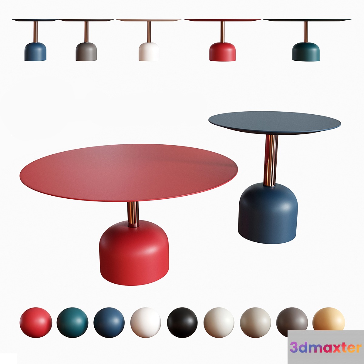 Miniforms illo table 3D Max