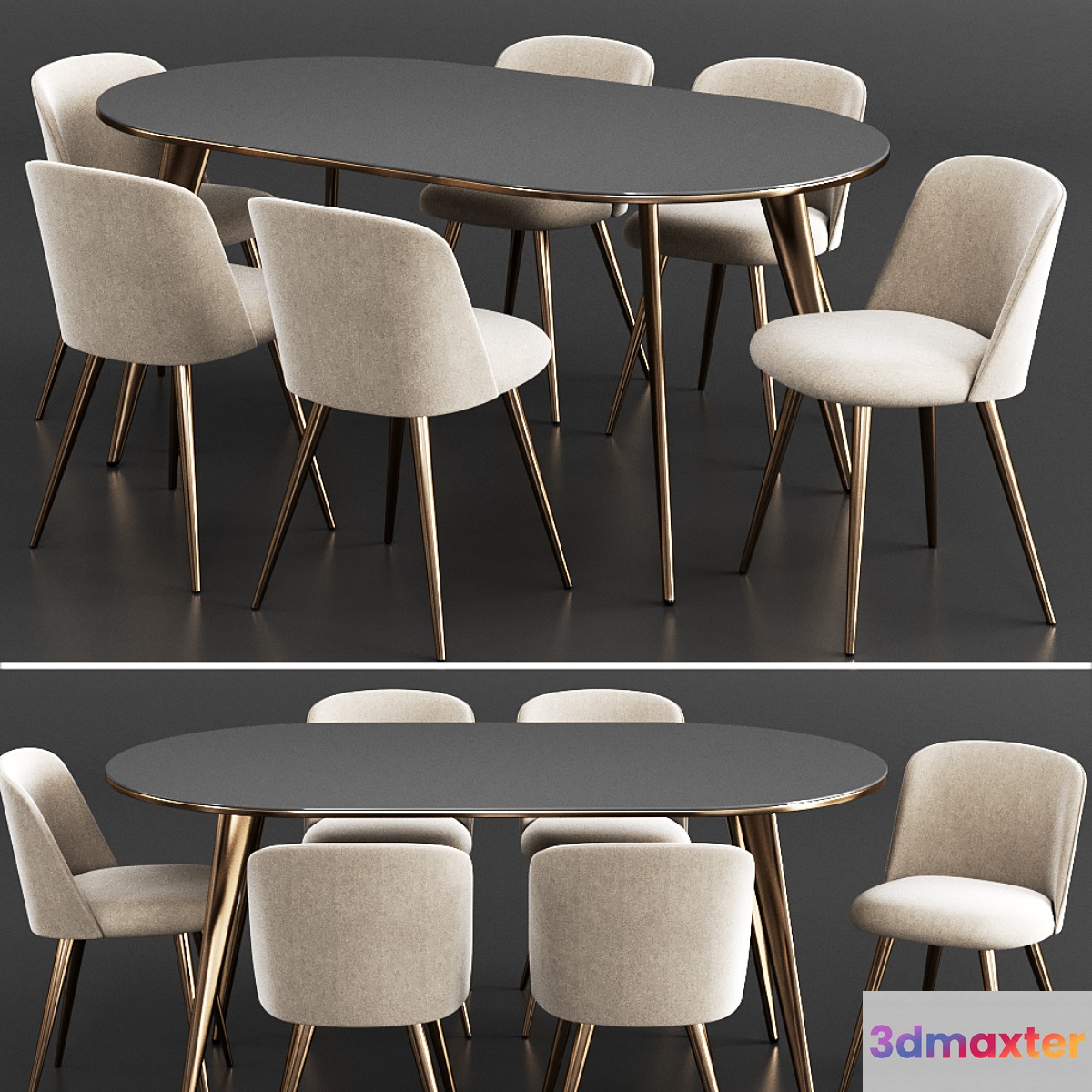 West Elm Dinning Set 10
