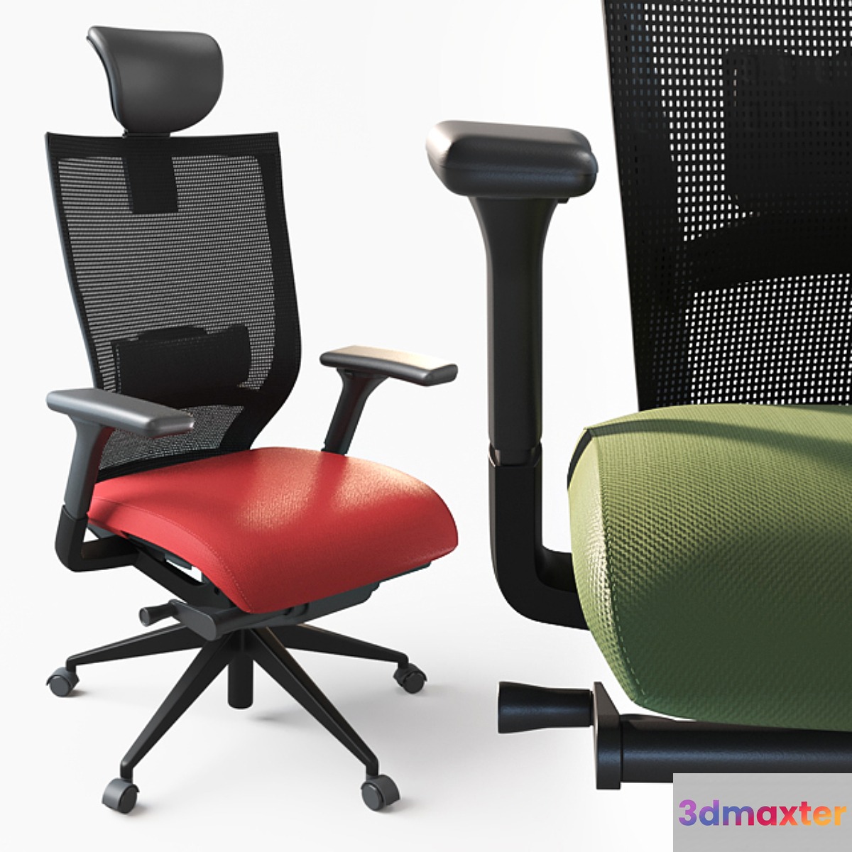 t50 - 10th - task chair - by Sidiz 3D Max