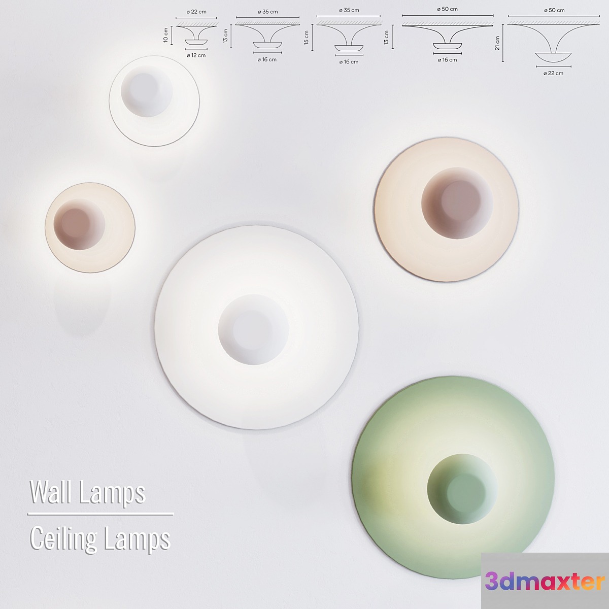 Vibia Funnel _ Wall _ Ceiling lamps 3D Max