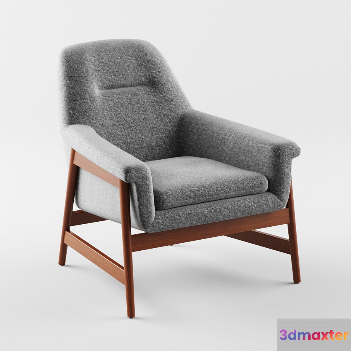 West Elm Theo Show Wood Chair 3D Max