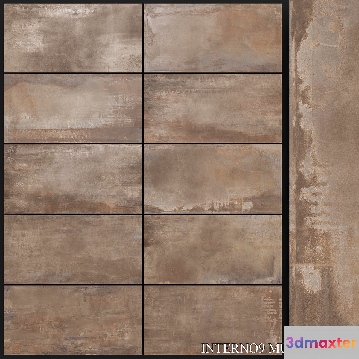 ABK Interno9 Mud 600x1200 3D Max