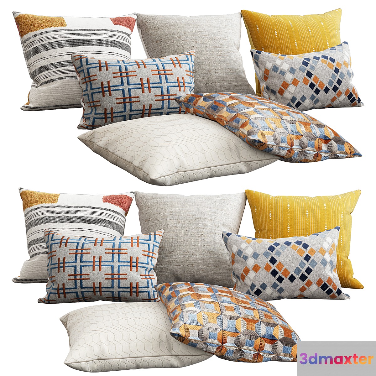Decorative pillows - No.16 3D Max