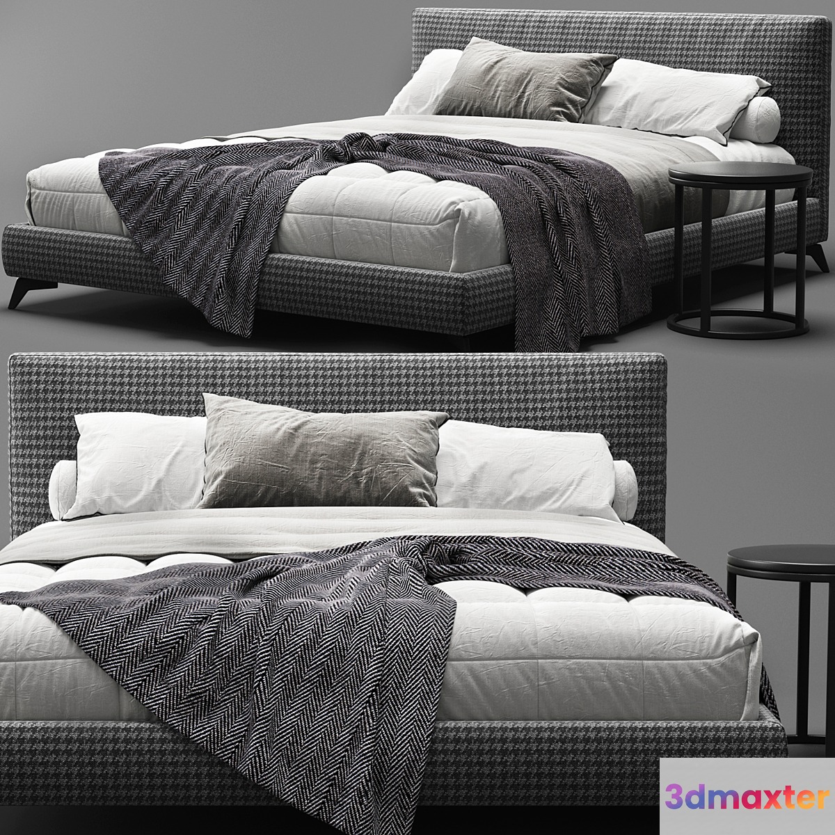 Meridiani Stone Up Bed - No.16