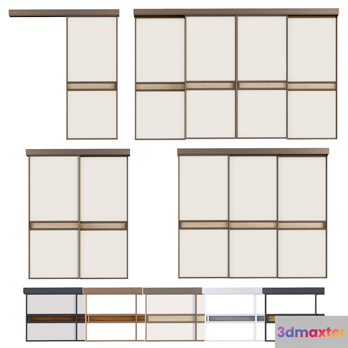 Sofia Scala Doors 3D Max