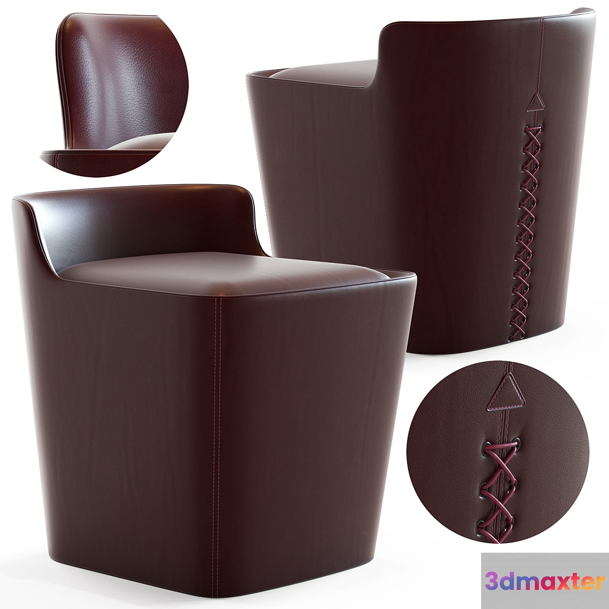 Ulivi Basket Pouf 3D Max