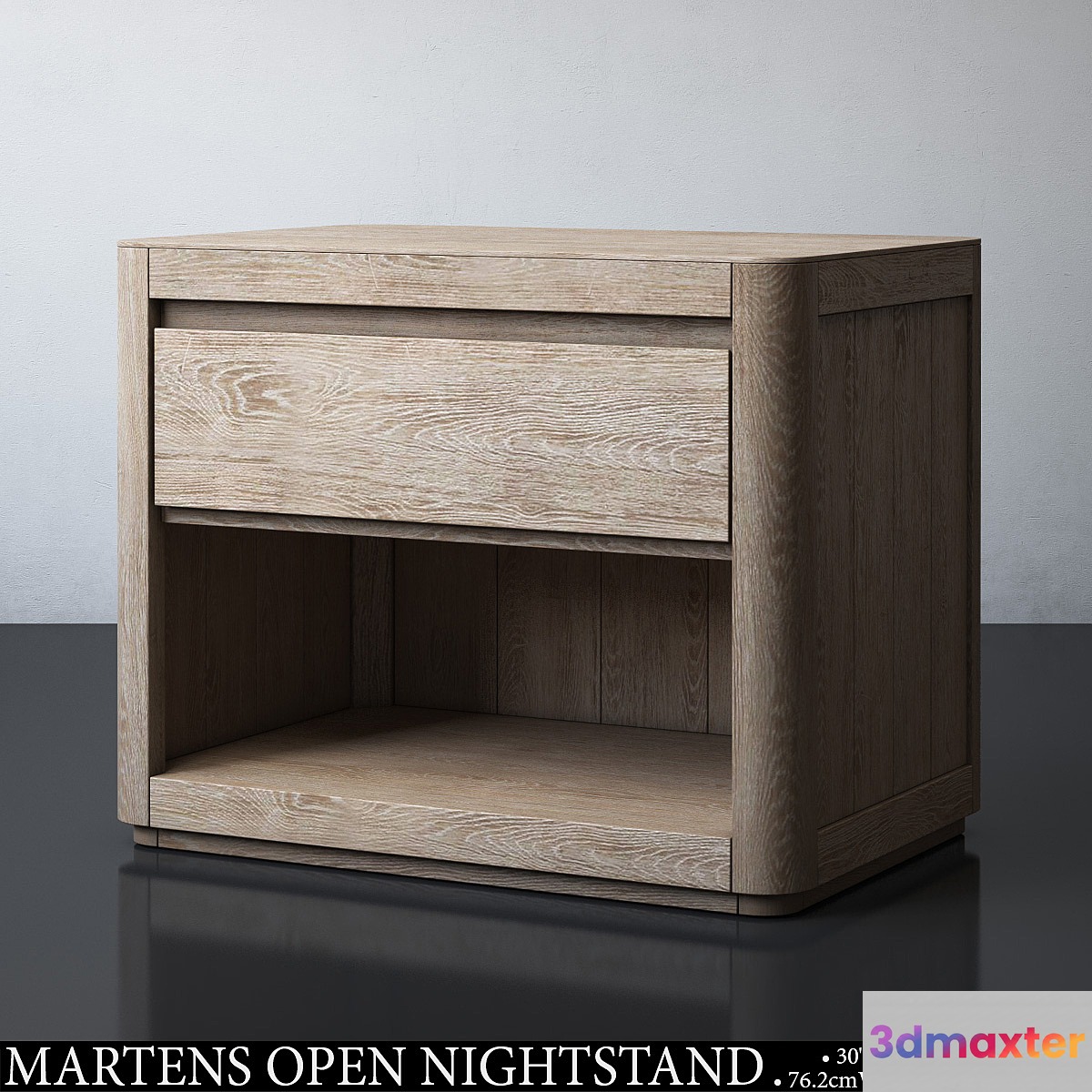 MARTENS 30in OPEN NIGHTSTAND 3D Max