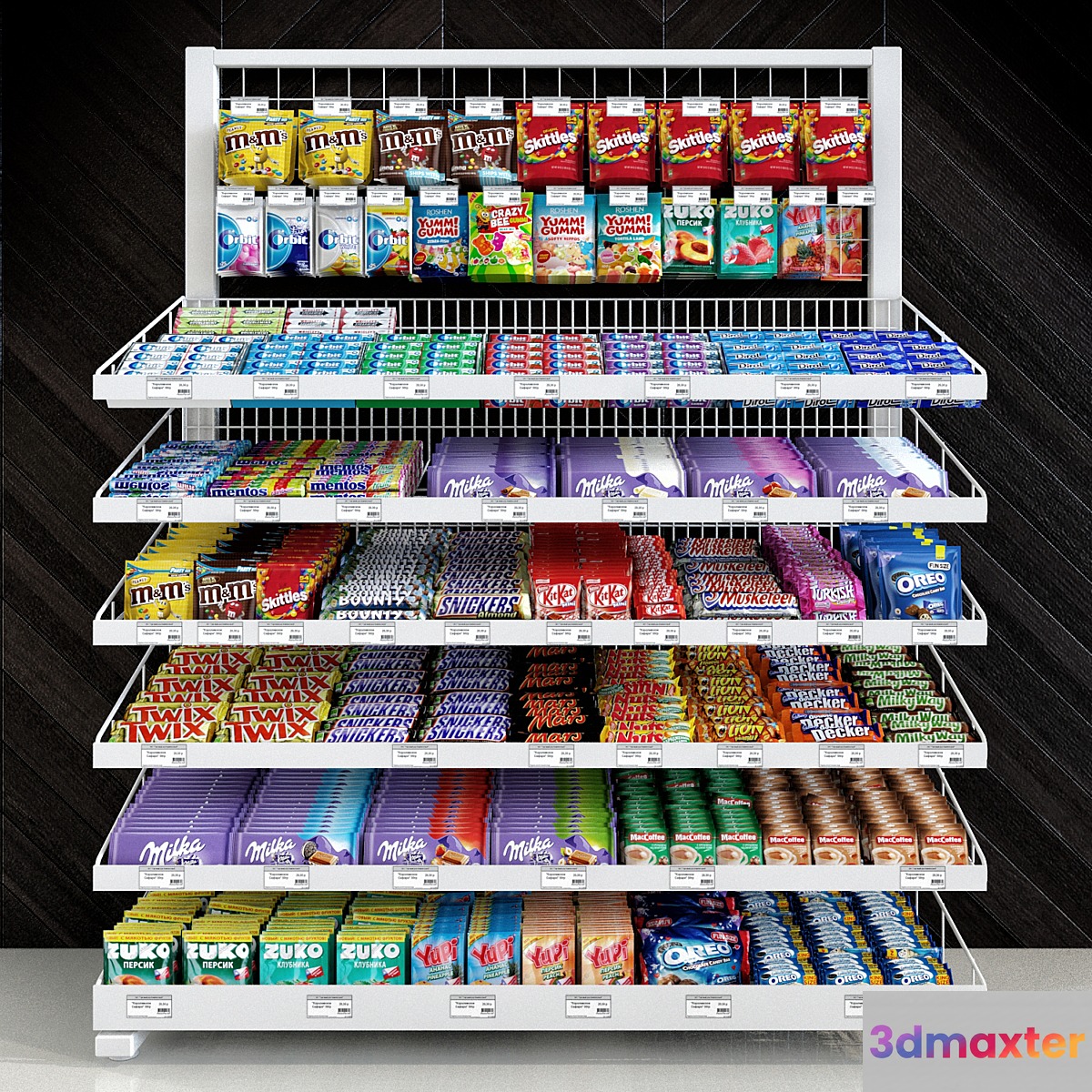Candy rack 3D Max