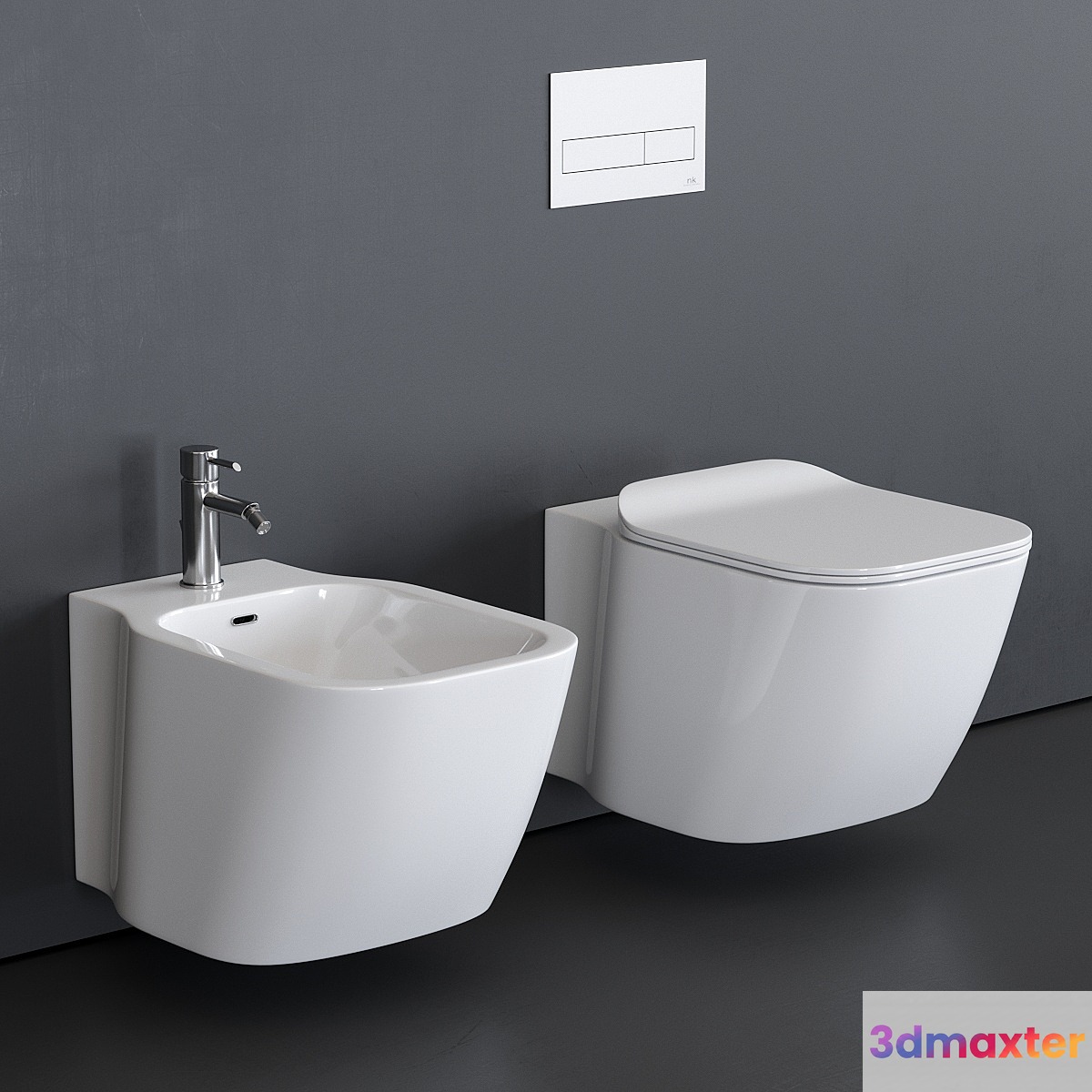 Noken ESSENCE-C Wall-Hung WC 3D Max