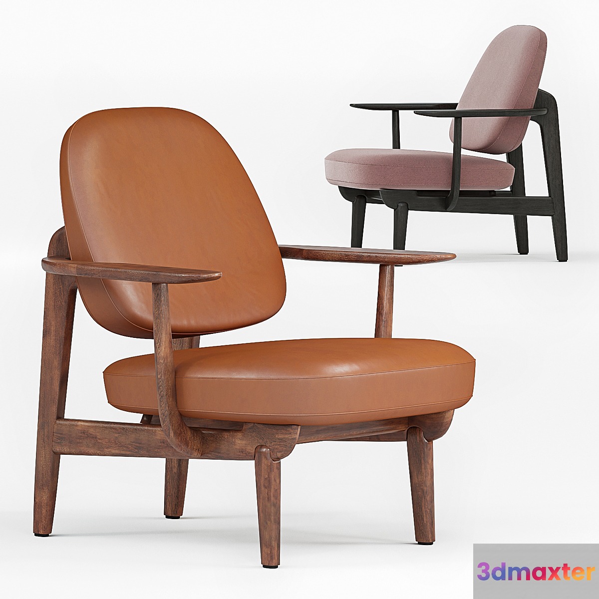 Fritz Hansen JH97 lounge chair 3D Max