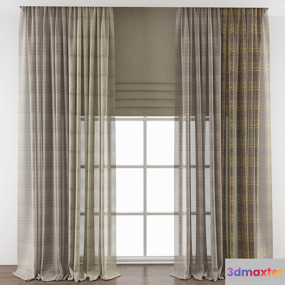 Curtain 402 3D Max
