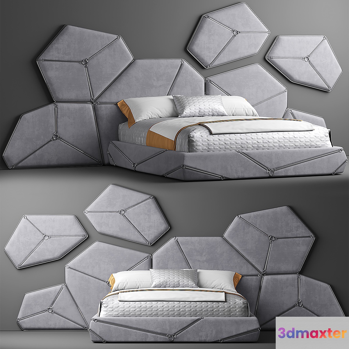 My design bed 3D Max