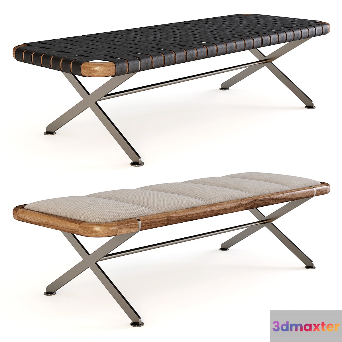 Porada: Bench - Axxia and Axxia Cuoio