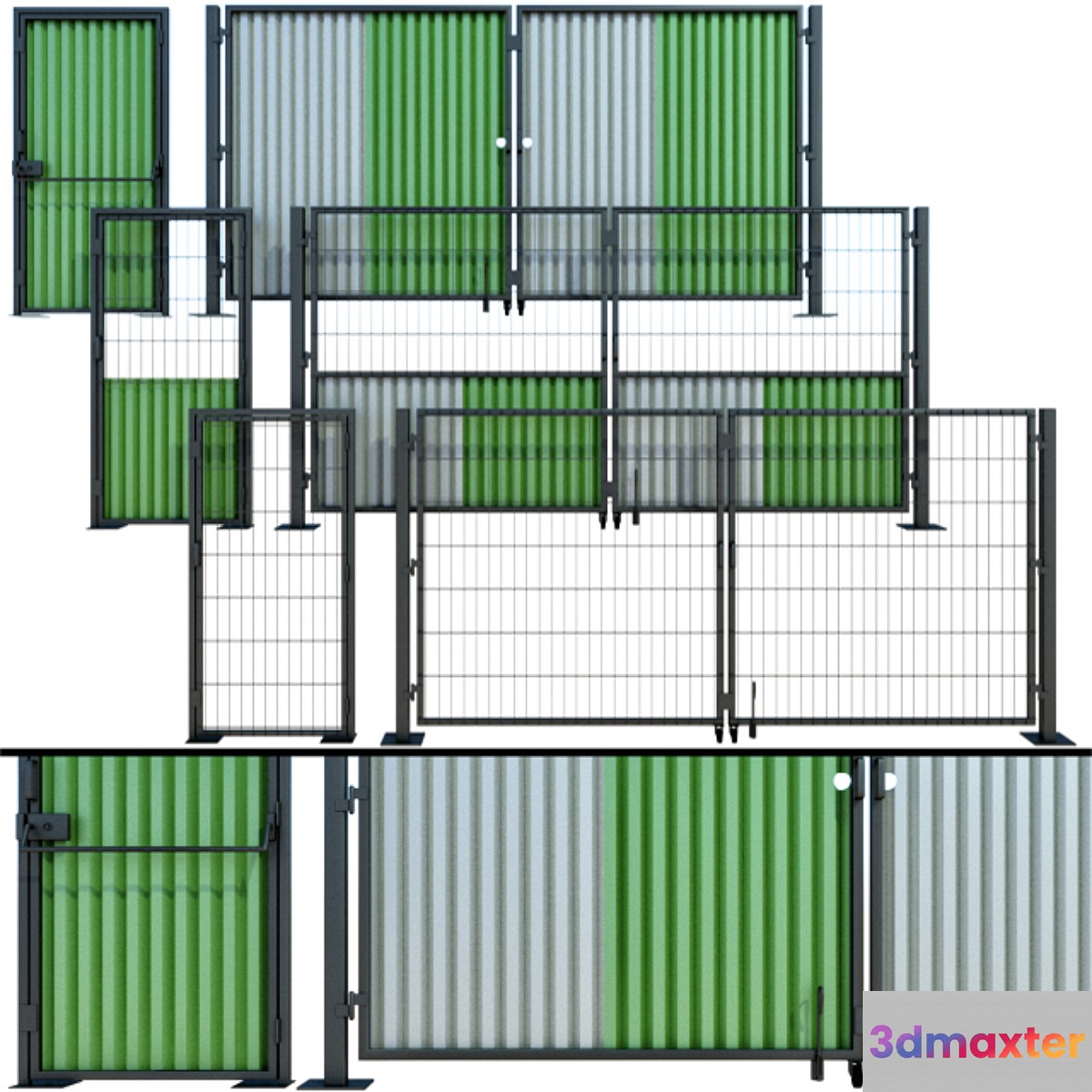 Oar gate gate for building a site