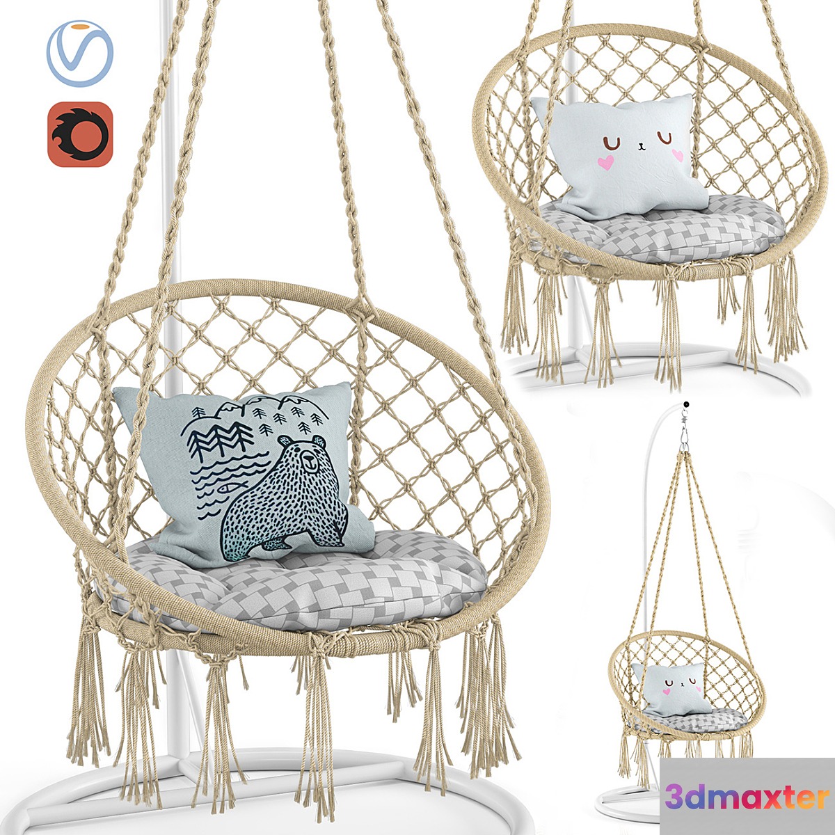 Ohuhu Hanging Hammock Swing Chair - No.3