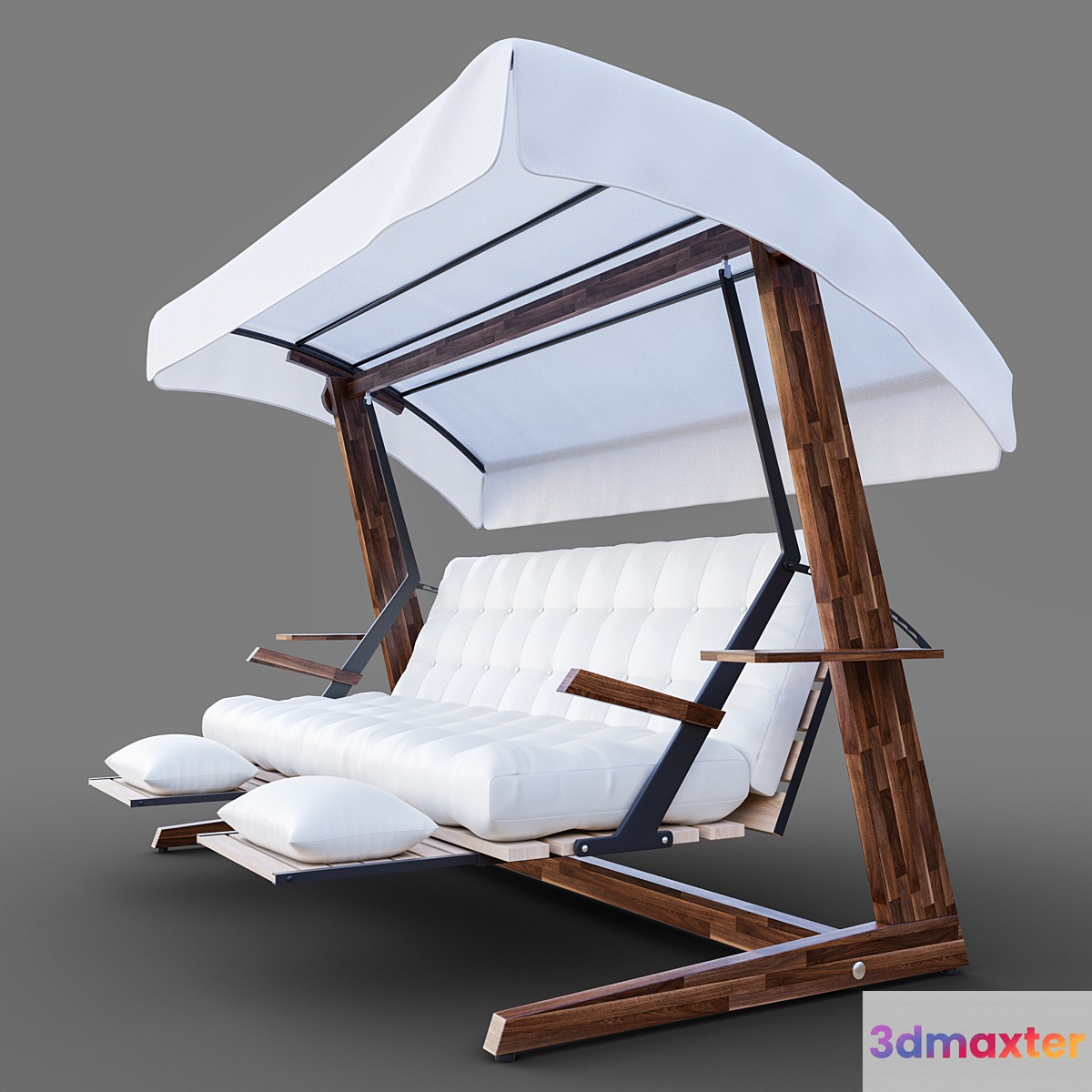 Luna 2600 Luxury Garden Swing Chair 3D Max