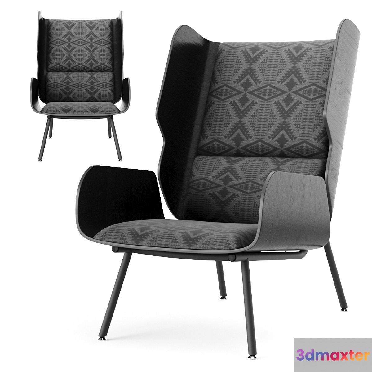 Gus x Pendleton Elk Chair Charcoal