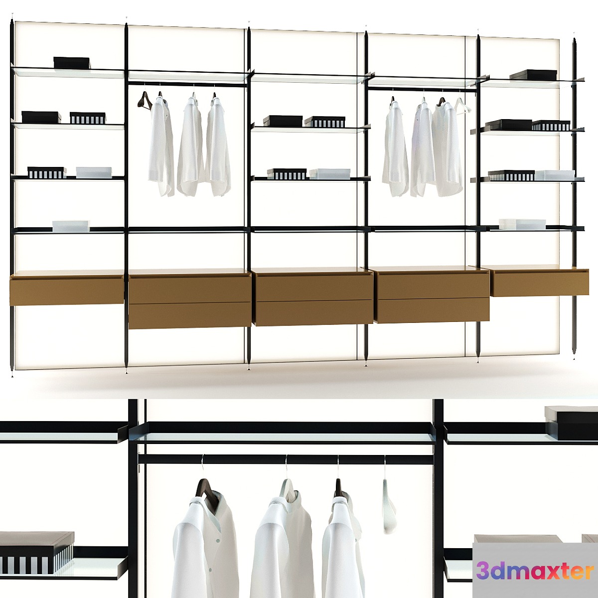 Clothing room 3D Max