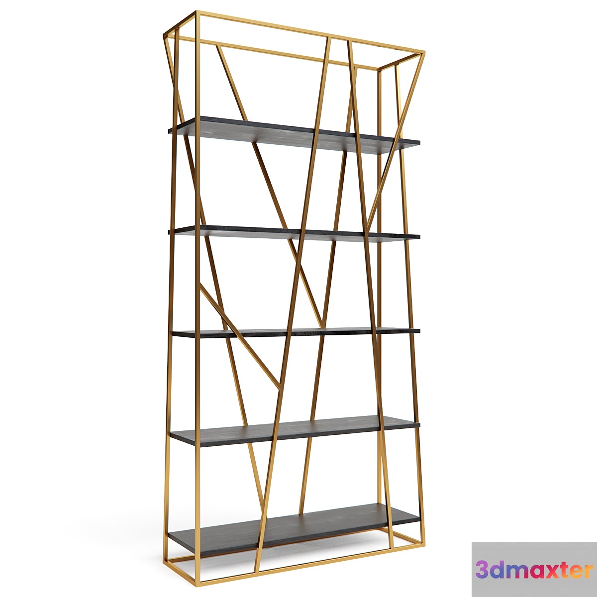 Rack Powell gold 3D Max