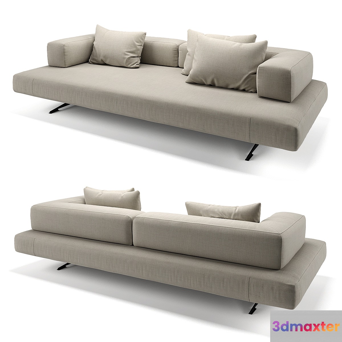 Sofa big base 3D Max