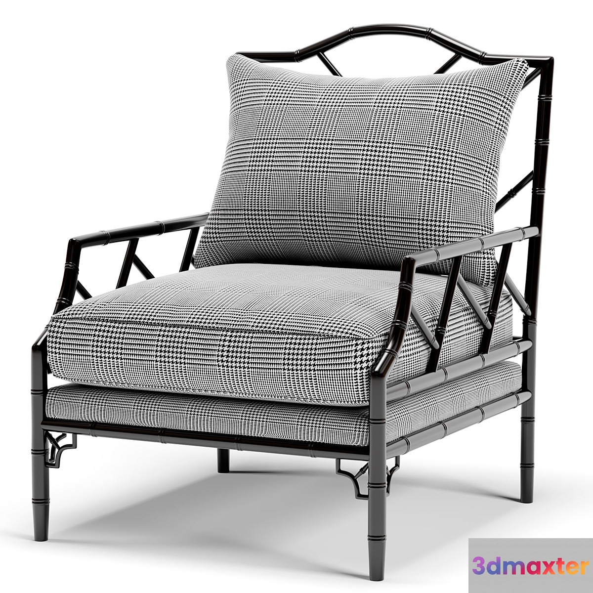 Eichholtz Morgan Dixon Black and white chair