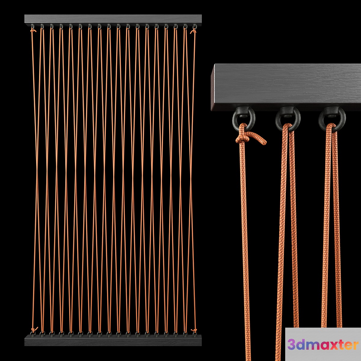 Cable partition 2 3D Max